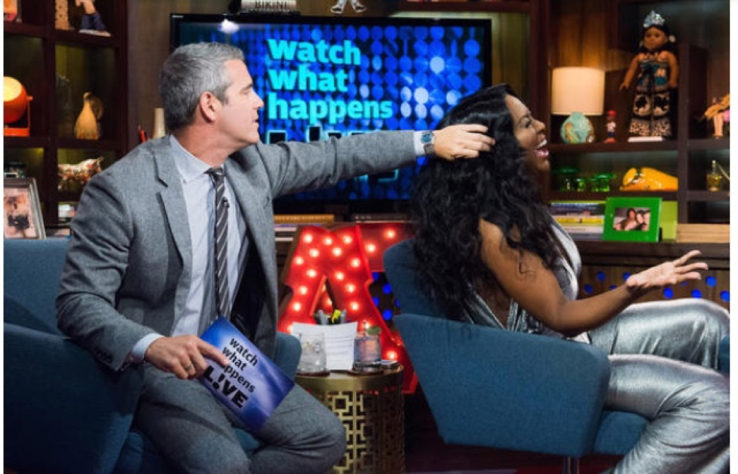Andy Cohen Welcomes Kenya Moore Rhoa Jewel Tankard And Ben Tankard Thickerthanwater To The